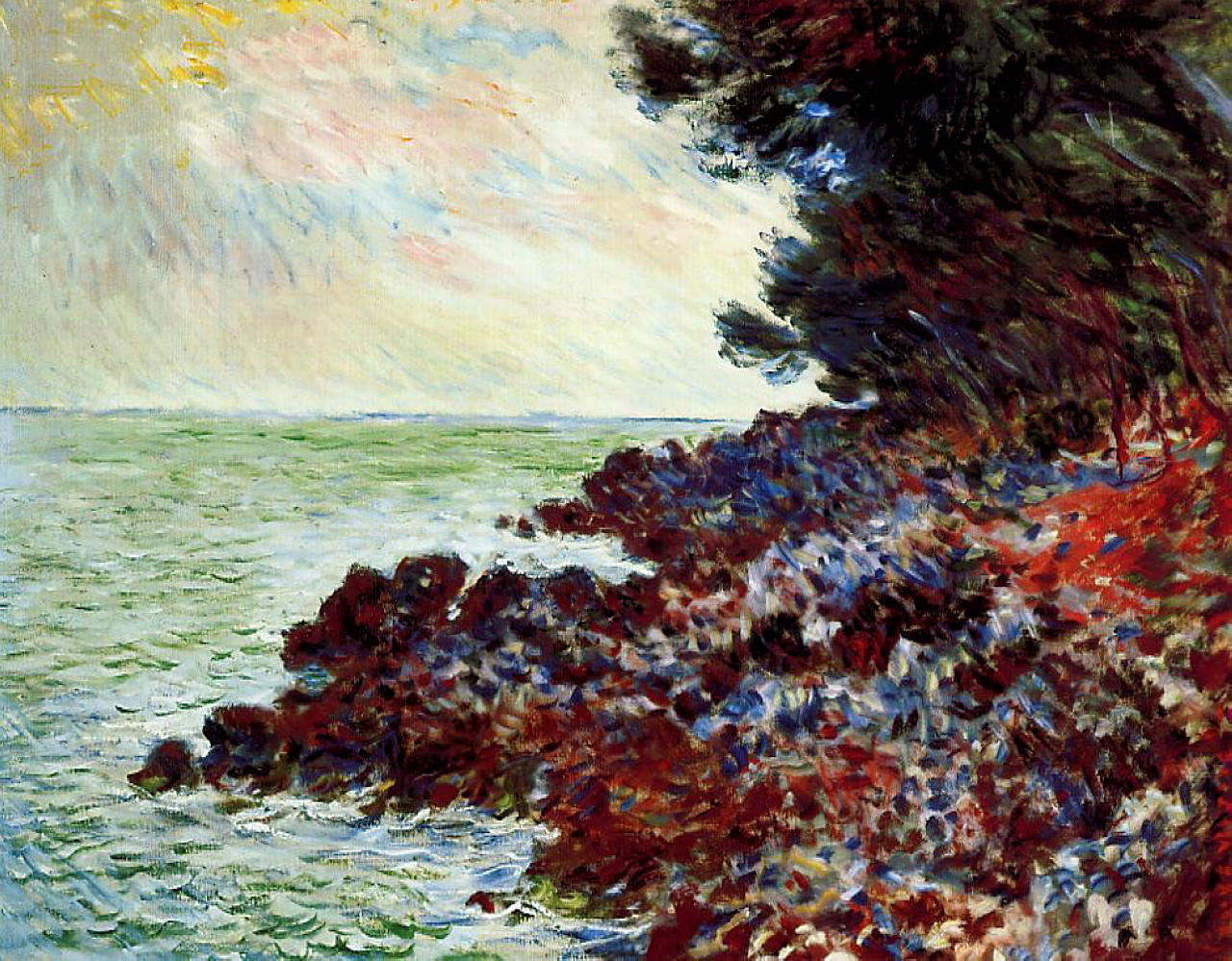 Cap Martin 3 (1884) - Claude Monet Tablo