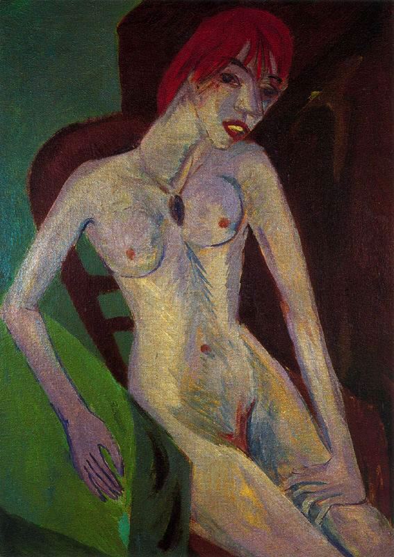 Capelli Rossi (Red Hair) (1914) - Ernst Ludwig Kirchner Tablo