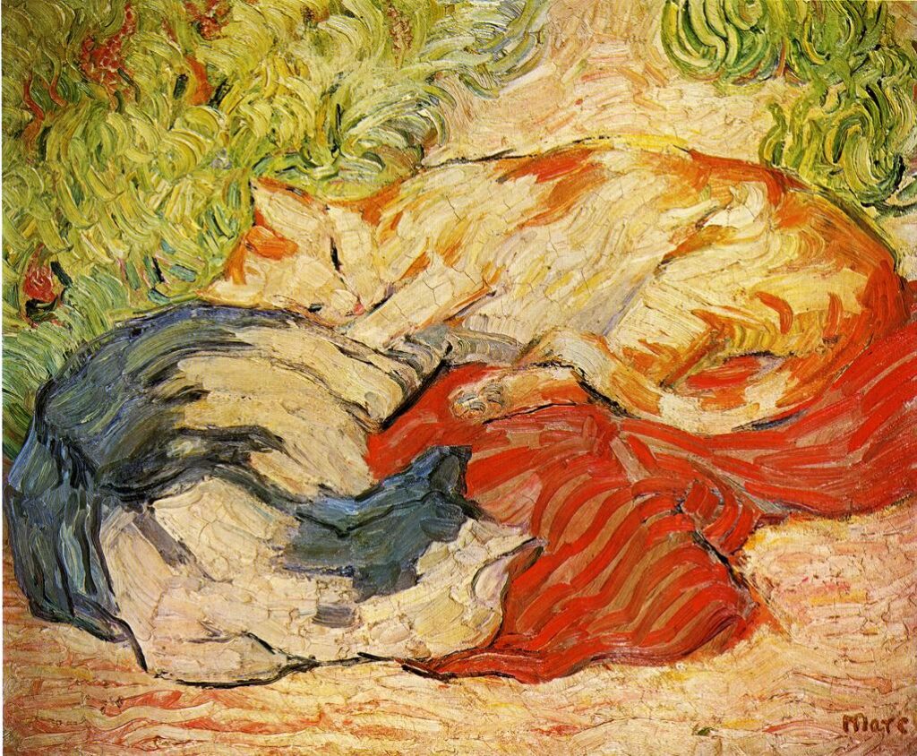 Cats (1910) - Franz Marc Tablo