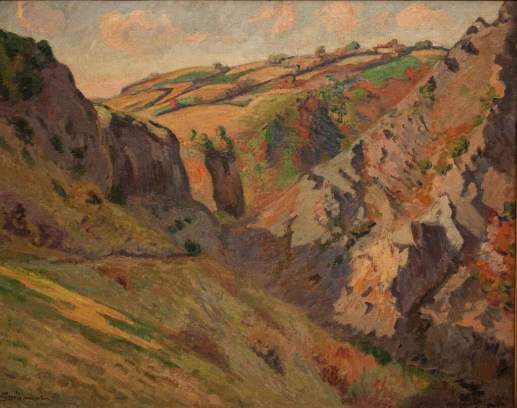 Caves Prunal near Pontgibaud (Auvergne) - Armand Guillaumin Tablo