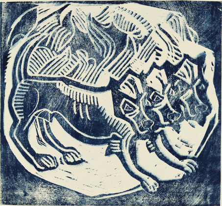 Cerberus (1912) - Christian Rohlfs Tablo