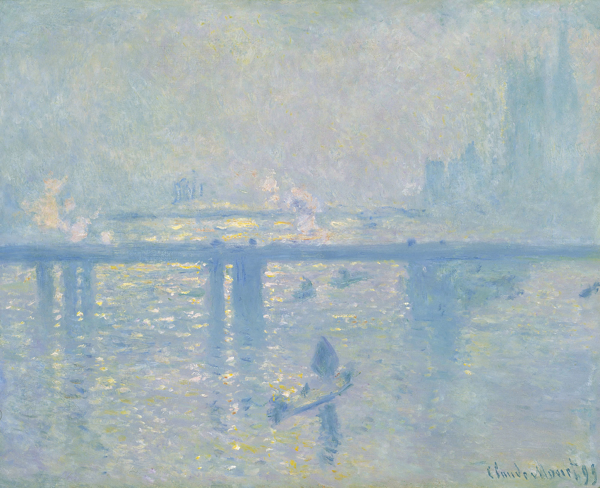Charing Cross Bridge (1899) - Claude Monet Tablo