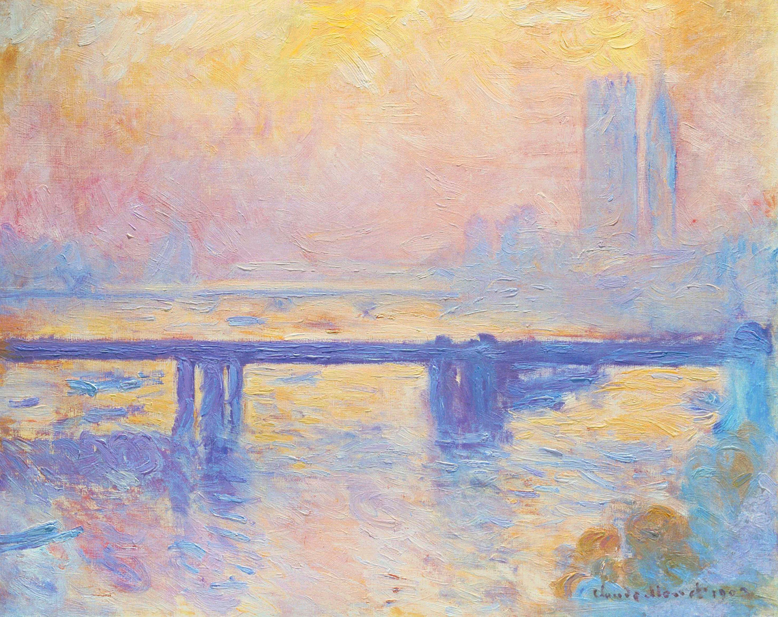 Charing Cross Bridge (1903) - Claude Monet Tablo