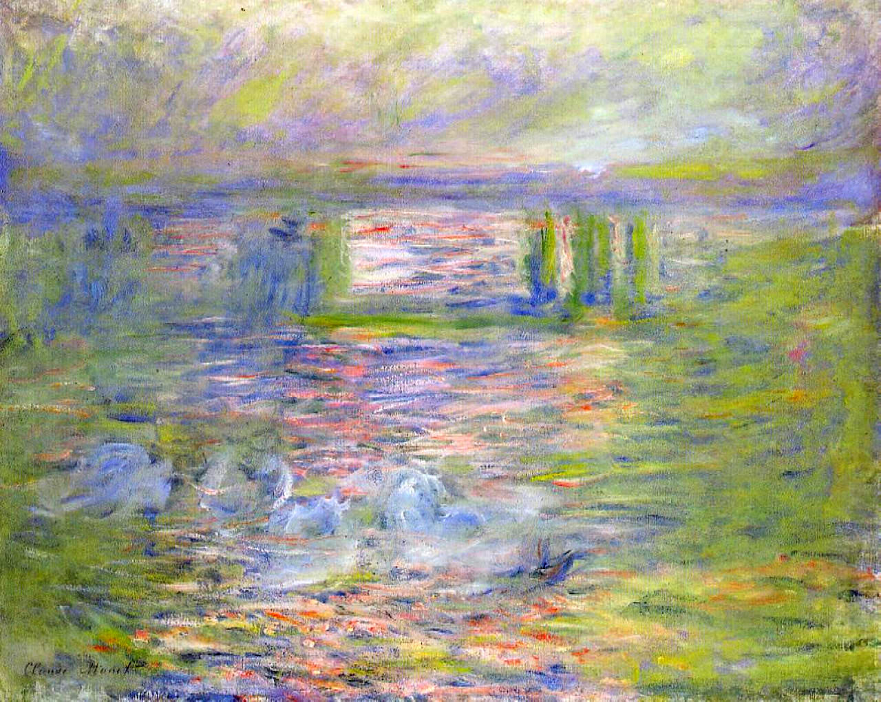 Charing Cross Bridge 2 (1899) - Claude Monet Tablo