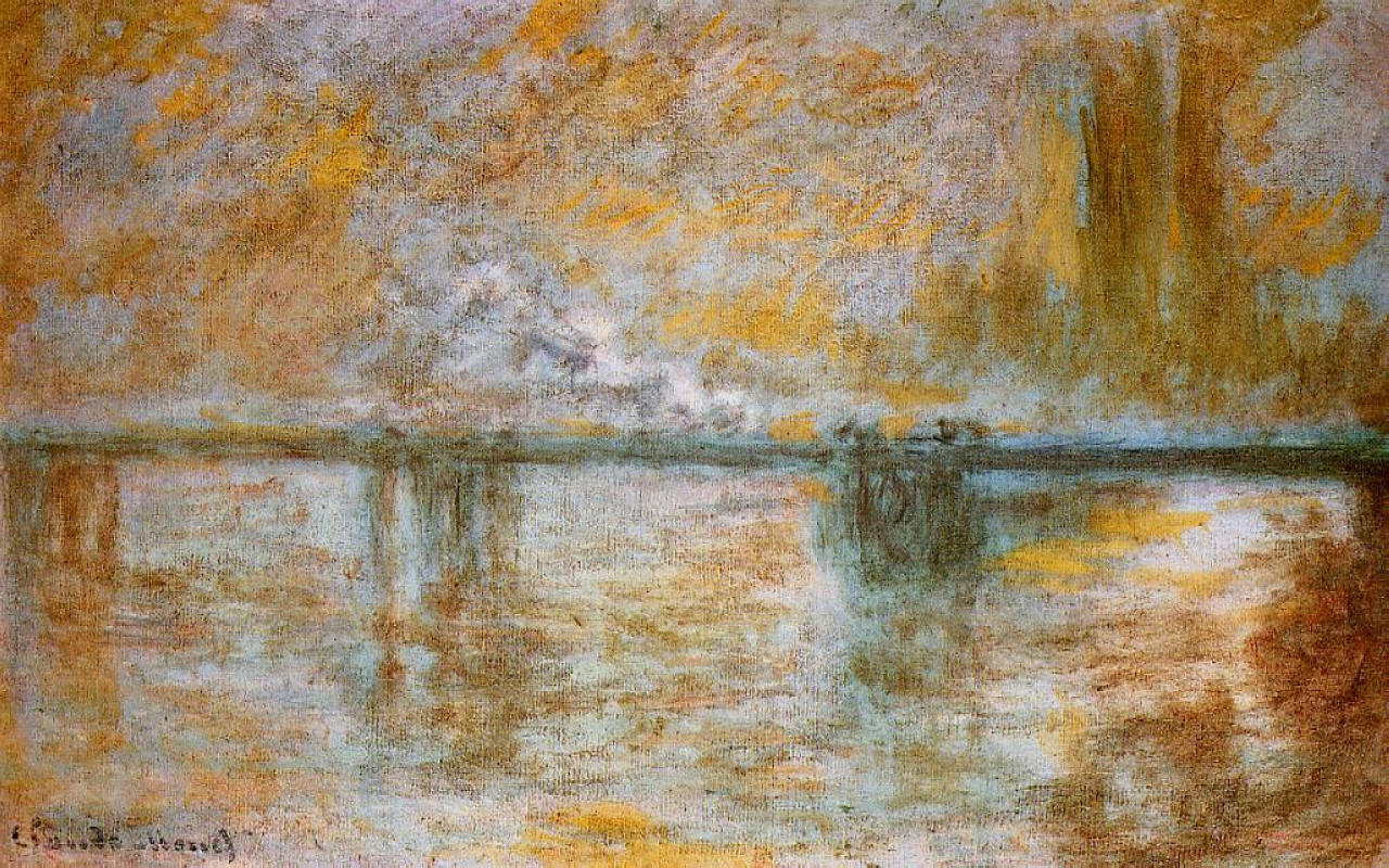 Charing Cross Bridge 3 (1899) - Claude Monet Tablo