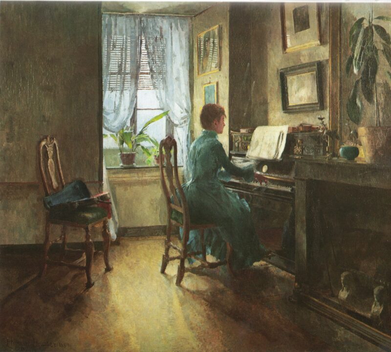 Chez Moi (1887) - Harriet Backer Tablo