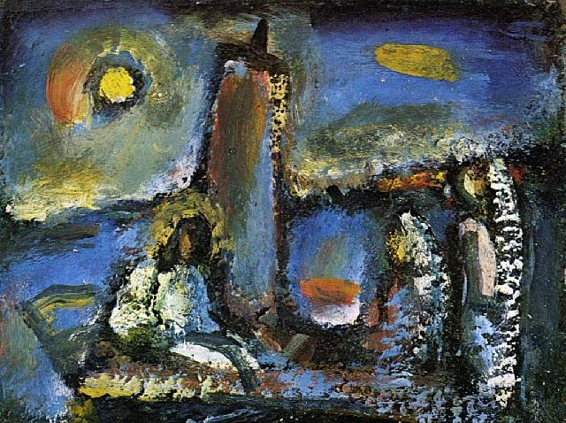Christ on the Lake - Georges Rouault Tablo