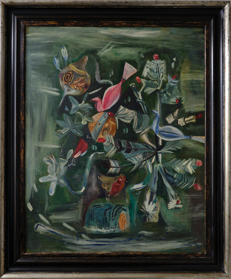 Christmas Tree (1945) - Frances Hodgkins Tablo