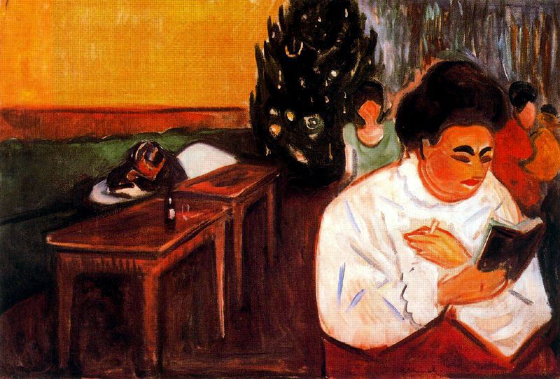 Christmas in the Brothel (1904) - Edvard Munch Tablo