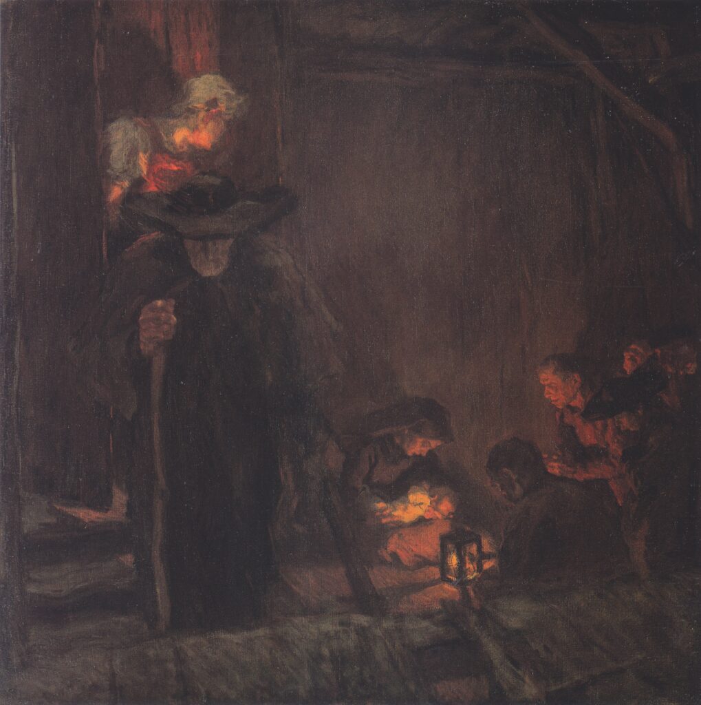 Christnacht (1903) - Albin Egger-Lienz Tablo