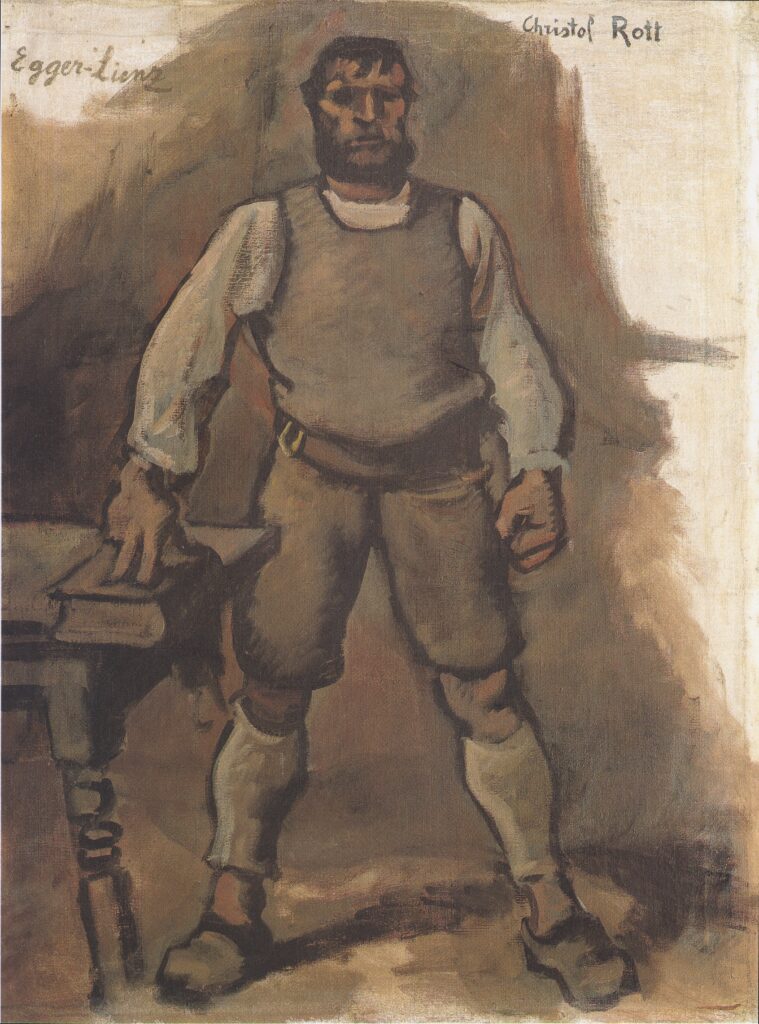 Christoph Rott, Ein Bauer (1910) - Albin Egger-Lienz Tablo