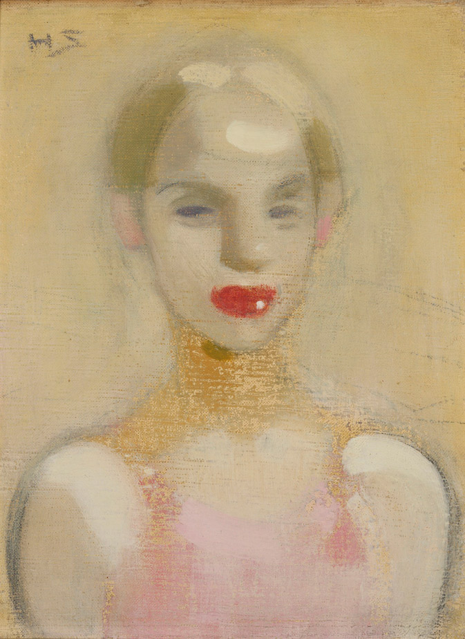 Circus Girl (1916) - Helene Schjerfbeck Tablo