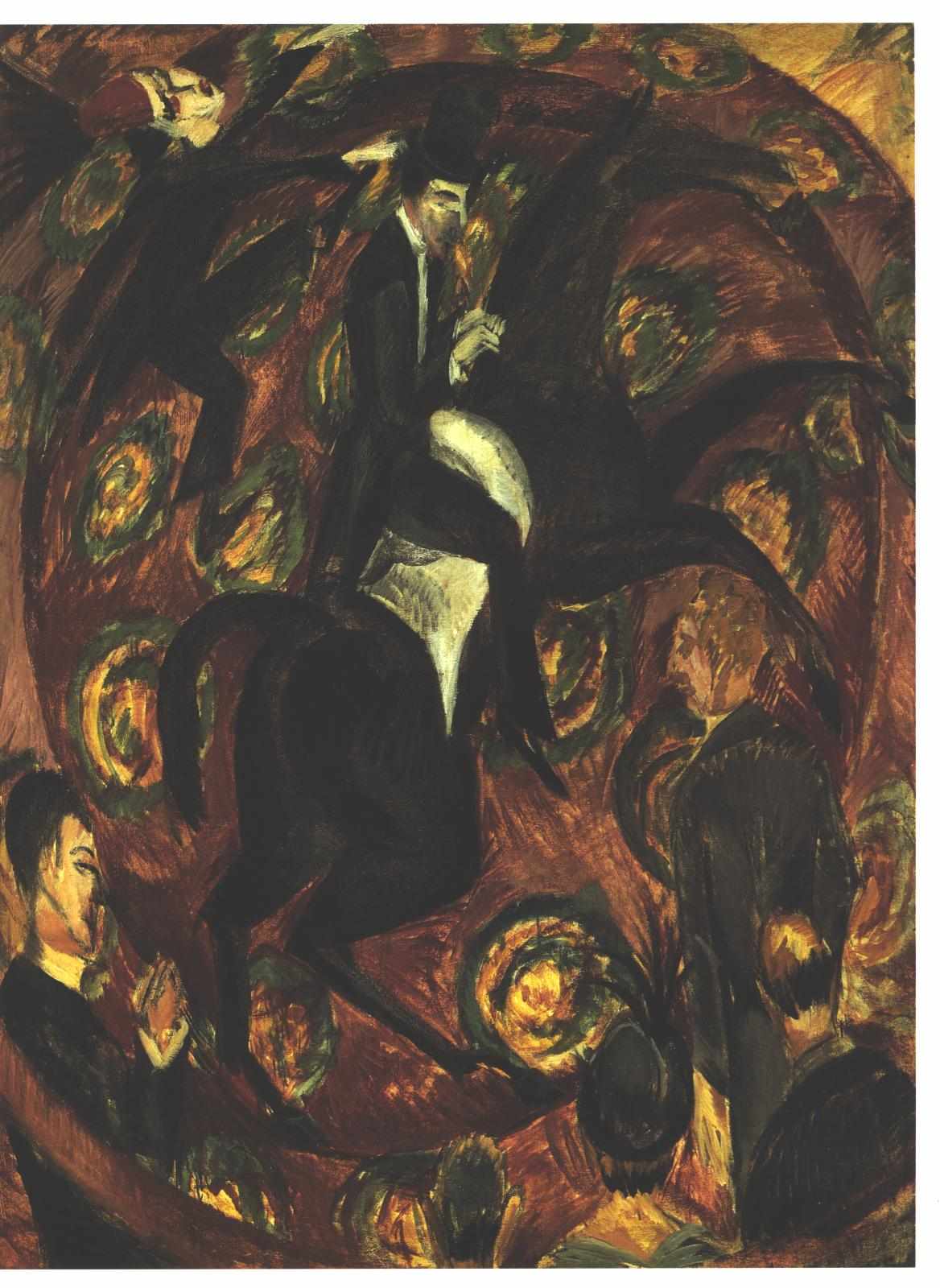 Circus Rider (1914) - Ernst Ludwig Kirchner Tablo