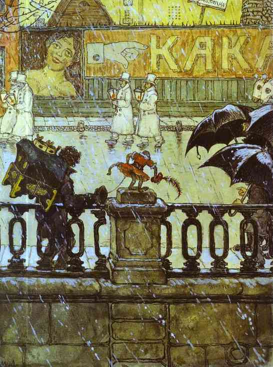 City Types (City Grimaces) (1908) - Mstislav Dobuzhinsky Tablo