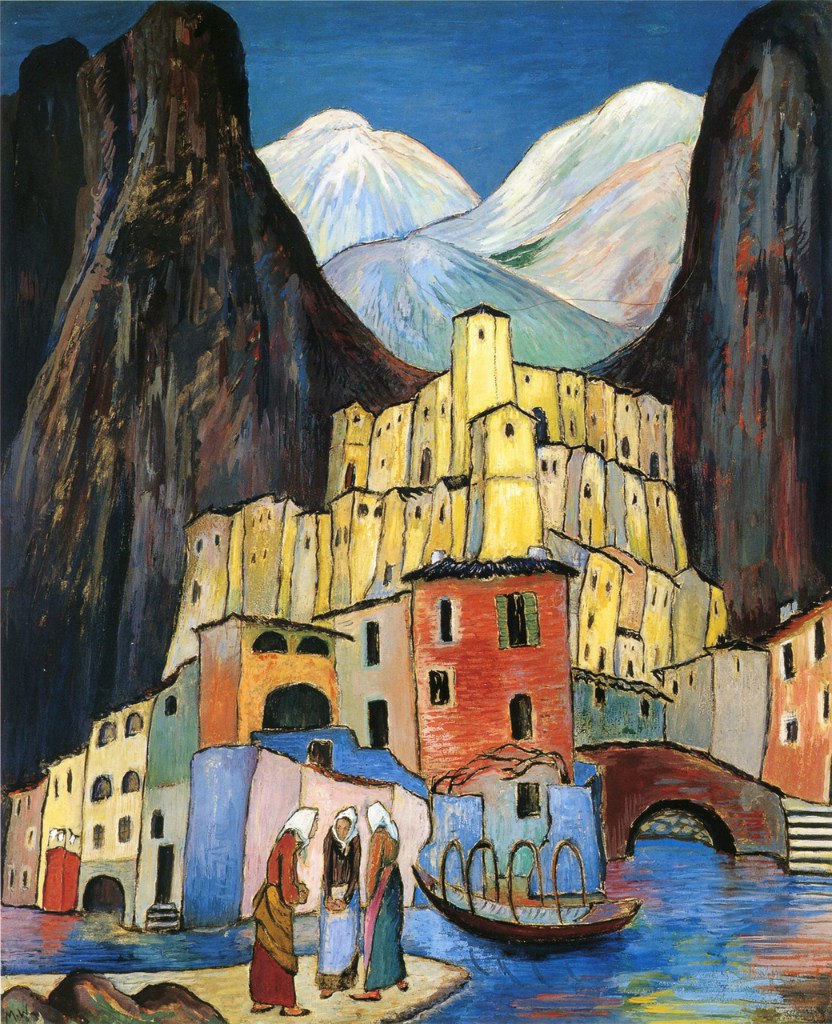 City of sorrow (1930) - Marianne von Werefkin Tablo