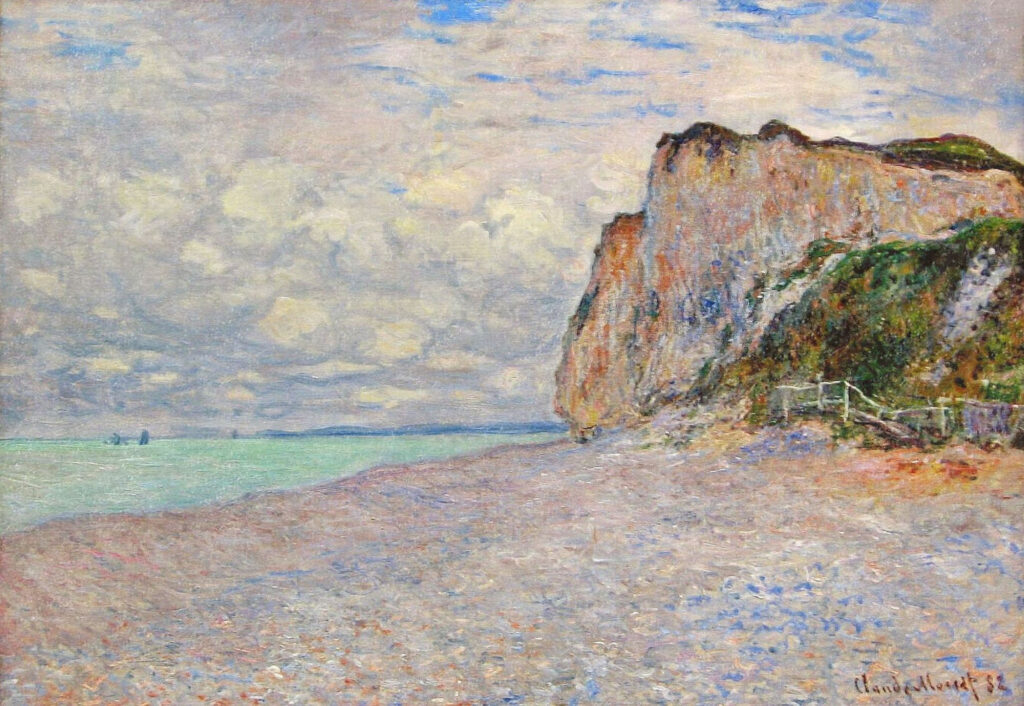 Cliffs near Dieppe (1882) – Claude Monet Tablo