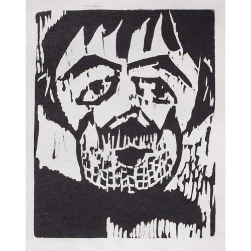 Clown II (Eccentric Head) - Georg Tappert Tablo