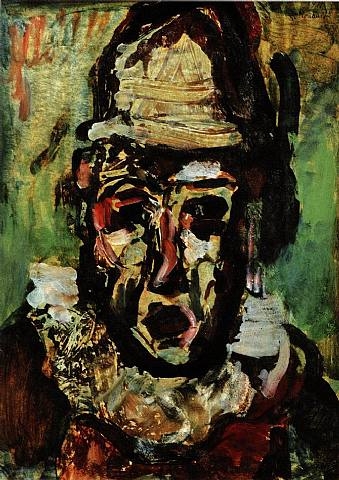 Clown tragique (1911) - Georges Rouault Tablo