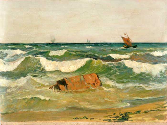 Coast with Waves - Ioannis Altamouras Tablo
