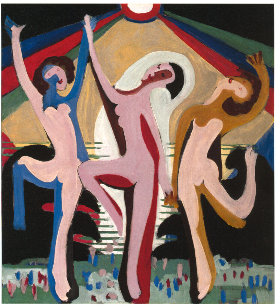 Colourful Dance (1930) - Ernst Ludwig Kirchner Tablo