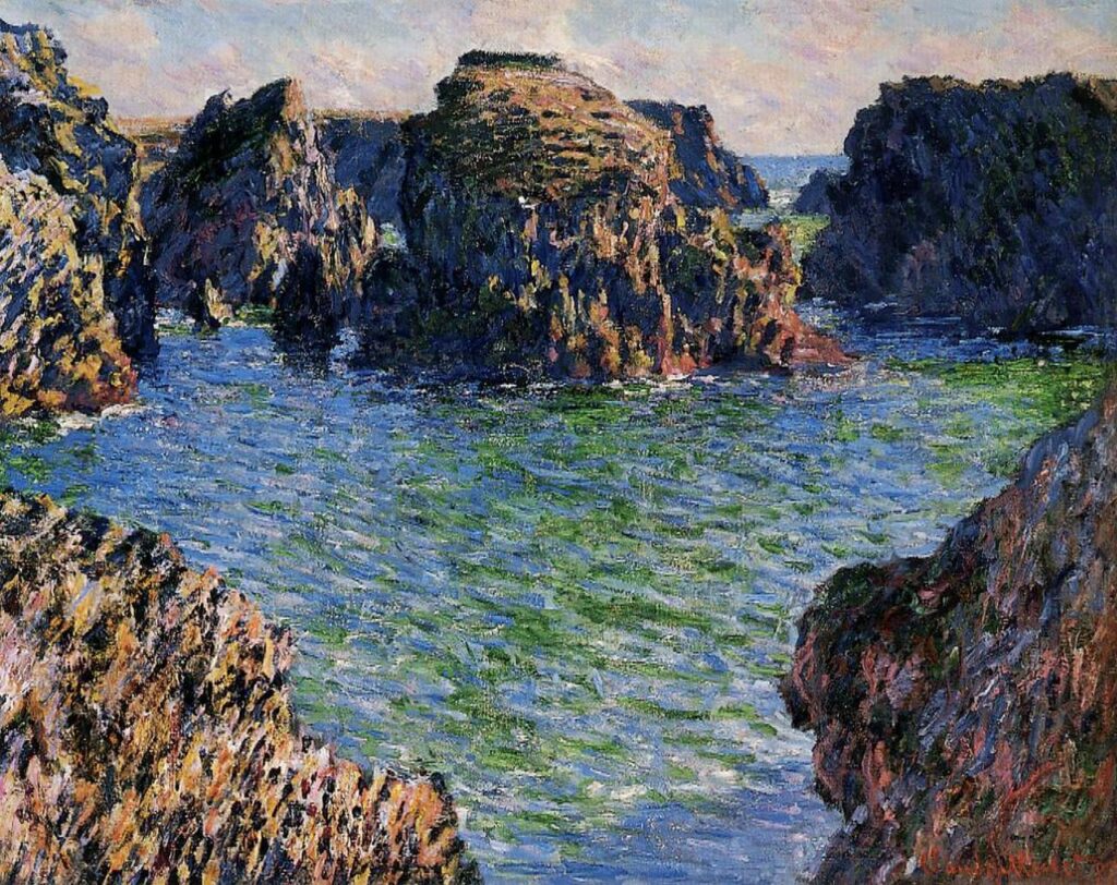 Coming into Port Goulphar, Belle Ile (1886) - Claude Monet Tablo