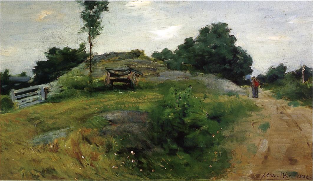Connecticut Scene (1888) - Julian Alden Weir Tablo