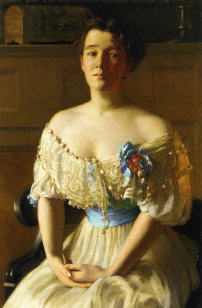 Contemplation - Mrs. Fisher - Edward E. Simmons Tablo