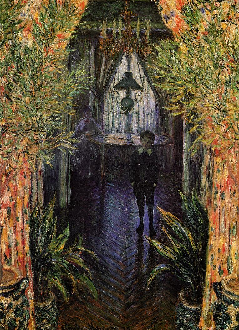 Corner of the Apartment (1875) - Claude Monet Tablo