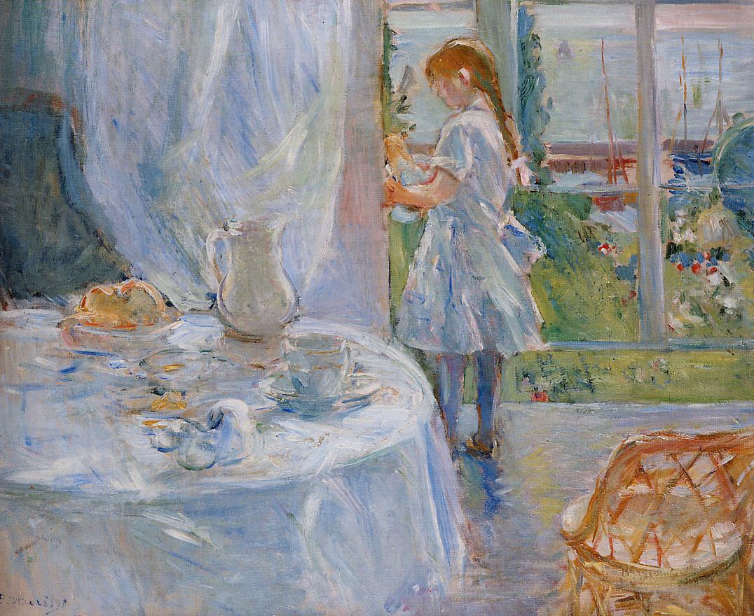 Cottage Interior (also known as Interior at Jersey) (1886) - Berthe Morisot Tablo