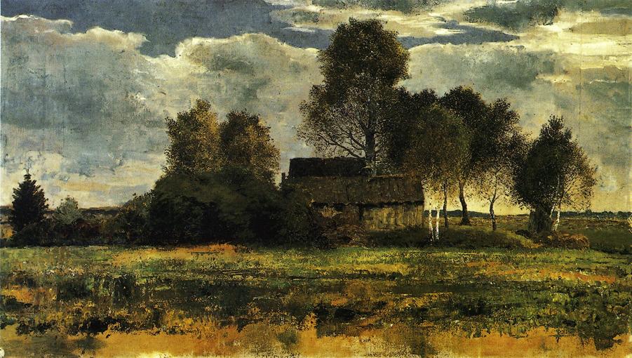 Cottages on the Dachau Marsh (1902) - Franz Marc Tablo