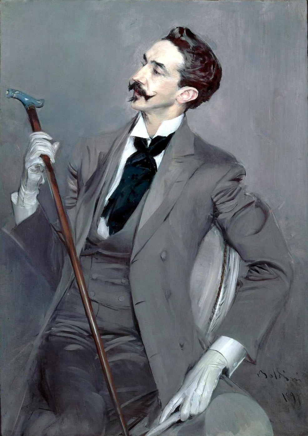 Count Robert de Montesquiou (1897) - Giovanni Boldini Tablo
