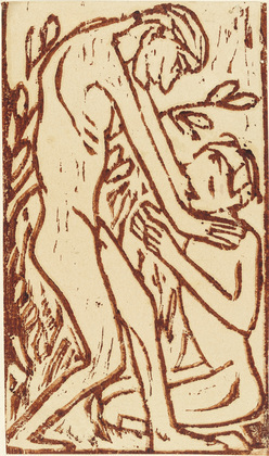 Couple I (1910) - Christian Rohlfs Tablo