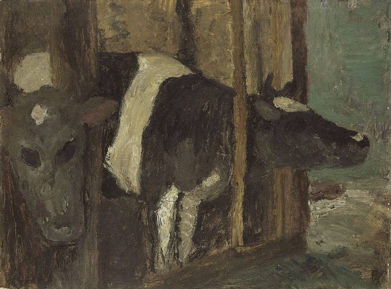 Cowshed (1901) - Paula Modersohn-Becker Tablo