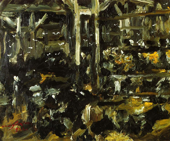 Cowshed (1912) - Lovis Corinth Tablo