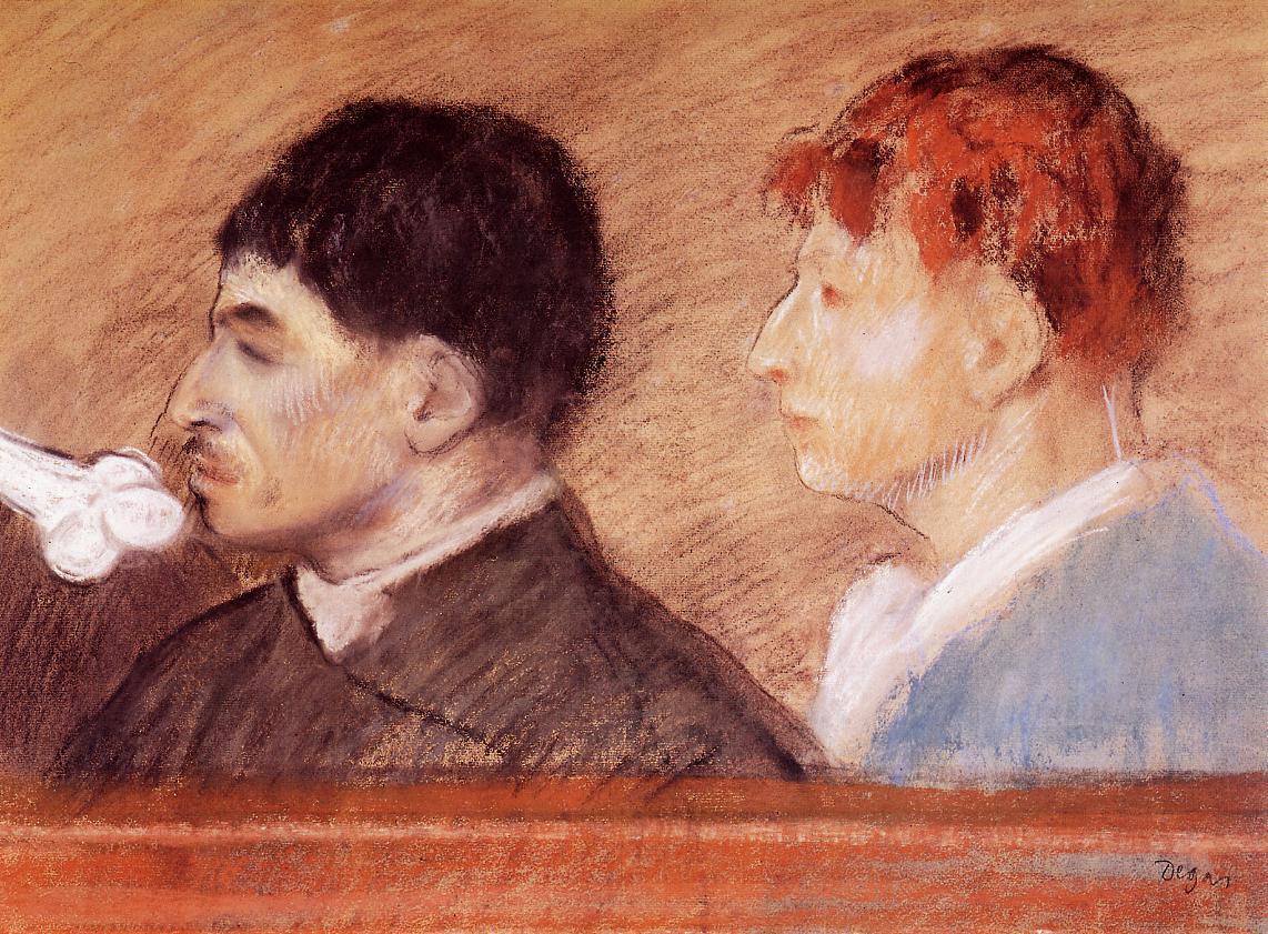Criminal Physiognomies (1881) - Edgar Degas Tablo