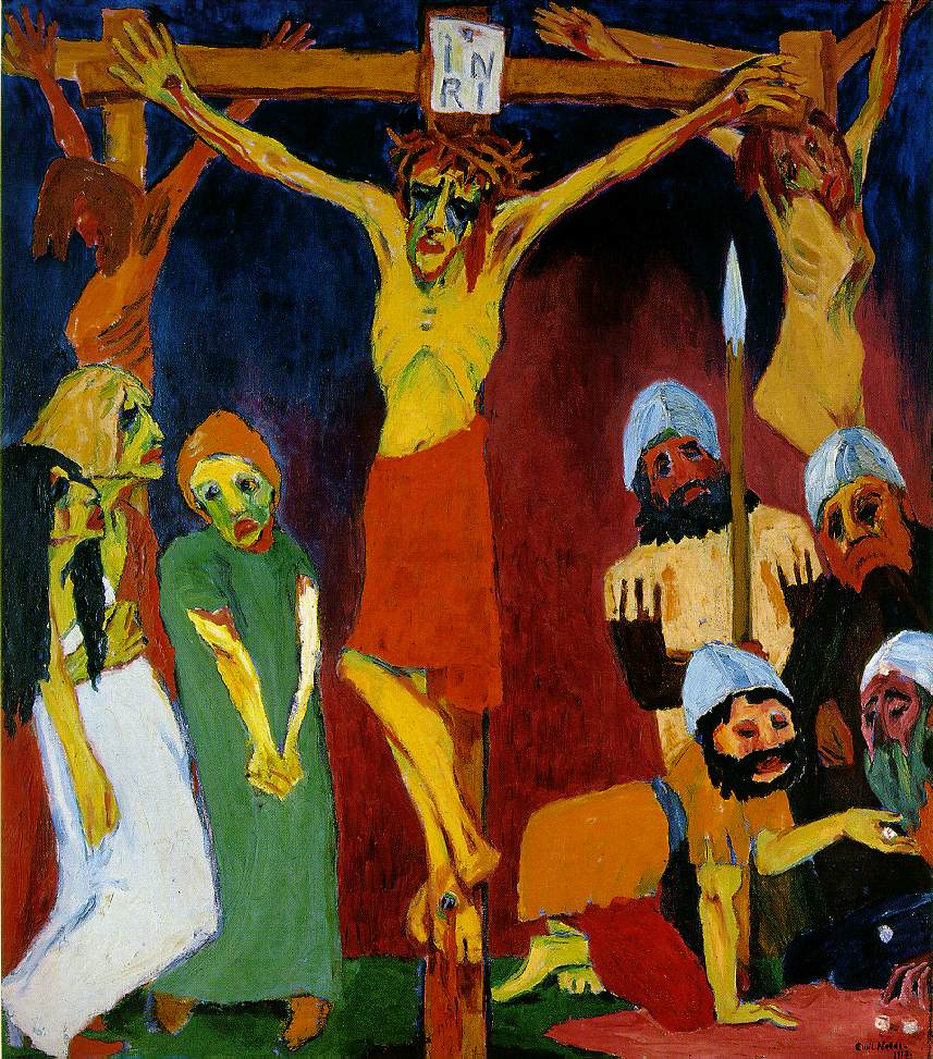 Crucifixion - Emil Nolde Tablo