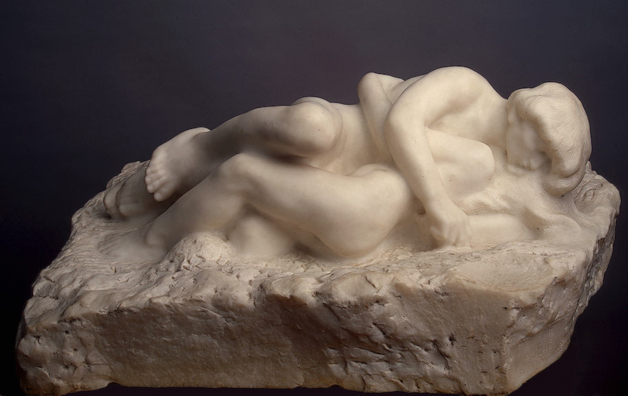 Cupid and Psyche (1905) - Auguste Rodin Tablo