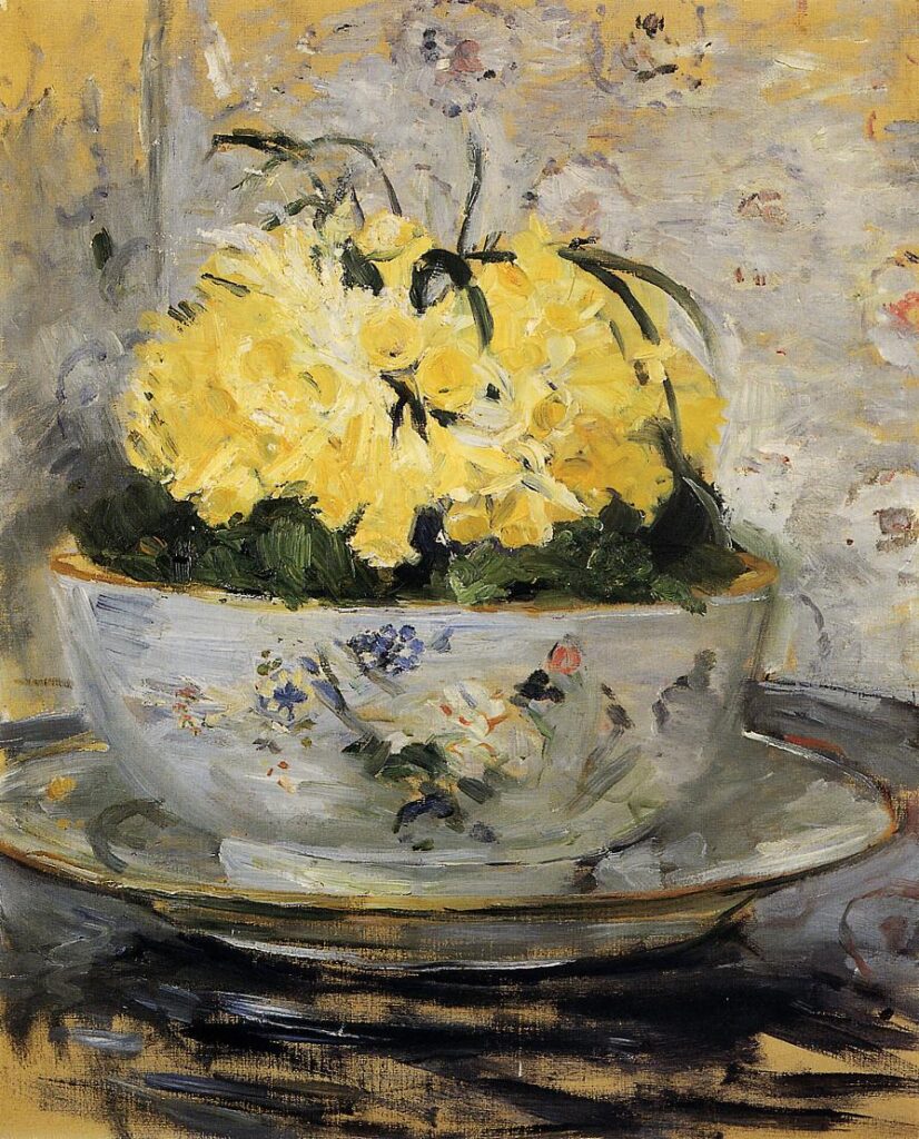 Daffodils (1885) - Berthe Morisot Tablo