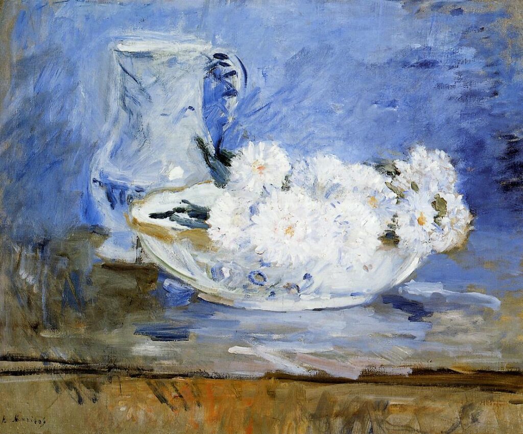Daisies (1885) - Berthe Morisot Tablo