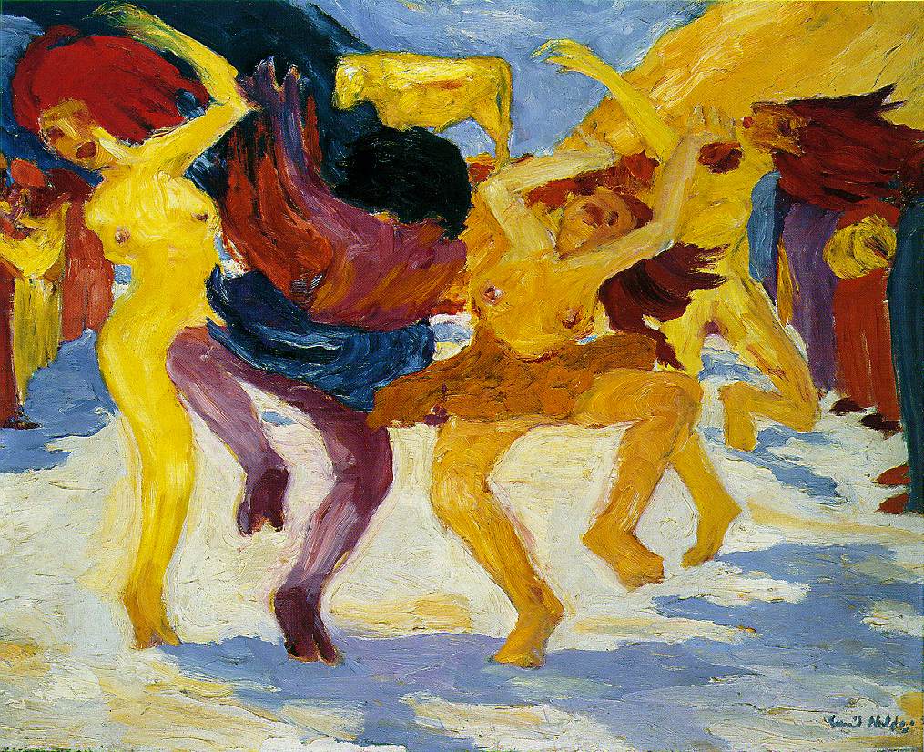 Dance Around the Golden Calf (1910) - Emil Nolde Tablo