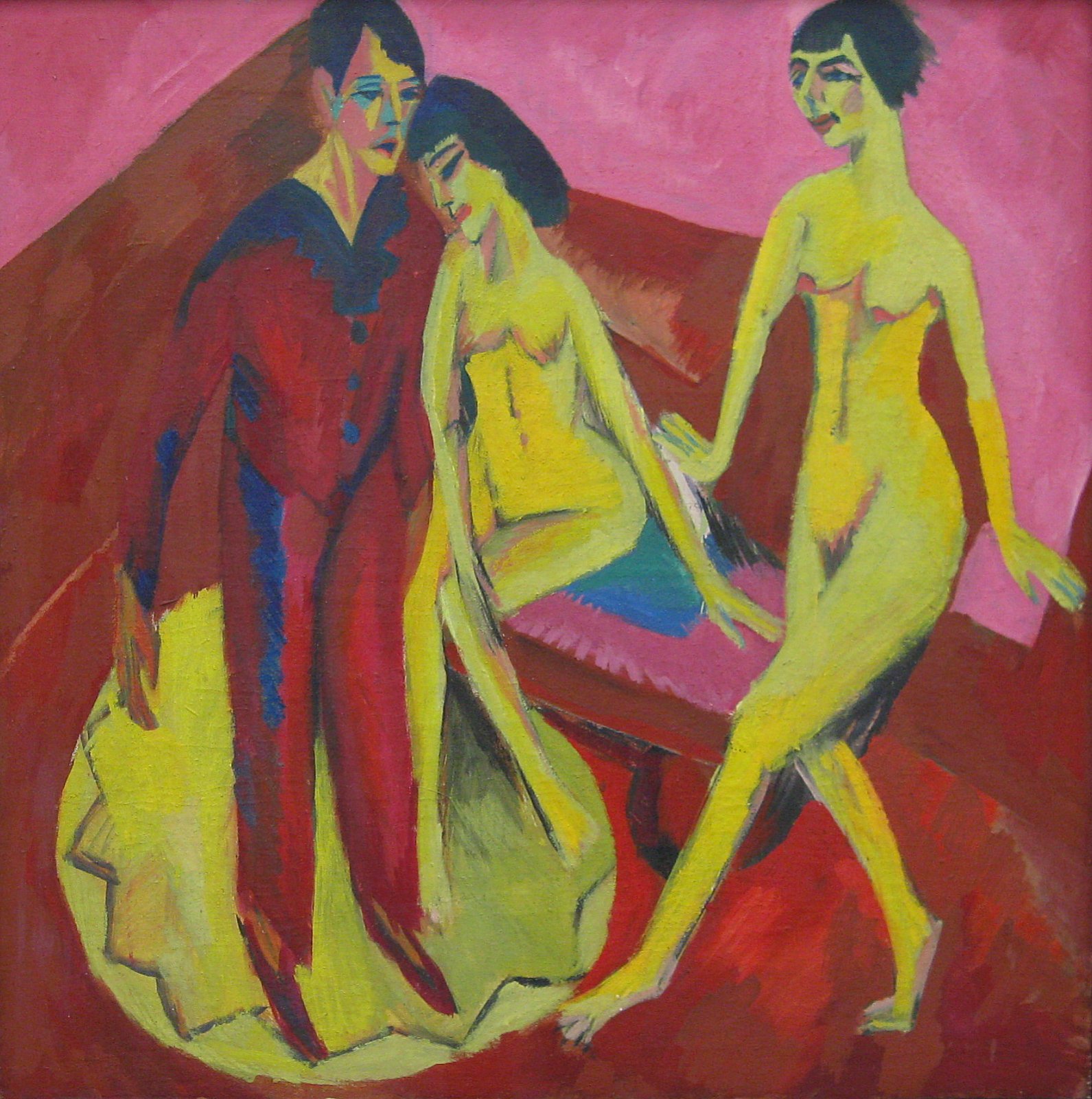 Dance School (1914) - Ernst Ludwig Kirchner Tablo