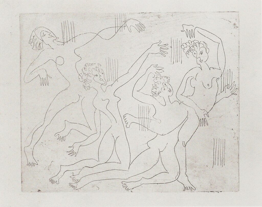 Dance Shool (1933) - Ernst Ludwig Kirchner Tablo