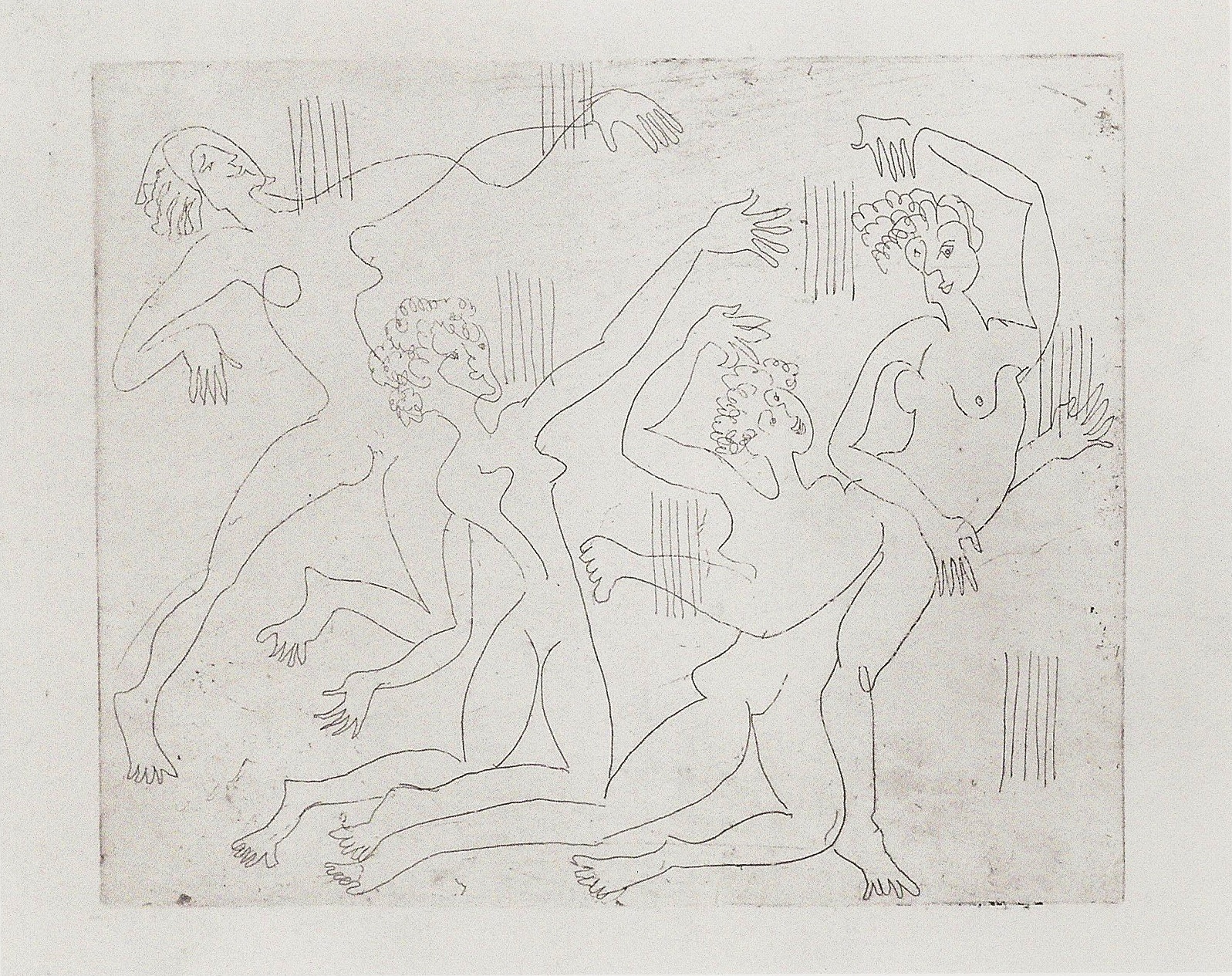 Dance Shool (1933) - Ernst Ludwig Kirchner Tablo