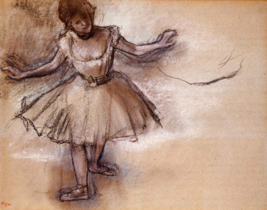 Dancer (1877) - Edgar Degas Tablo