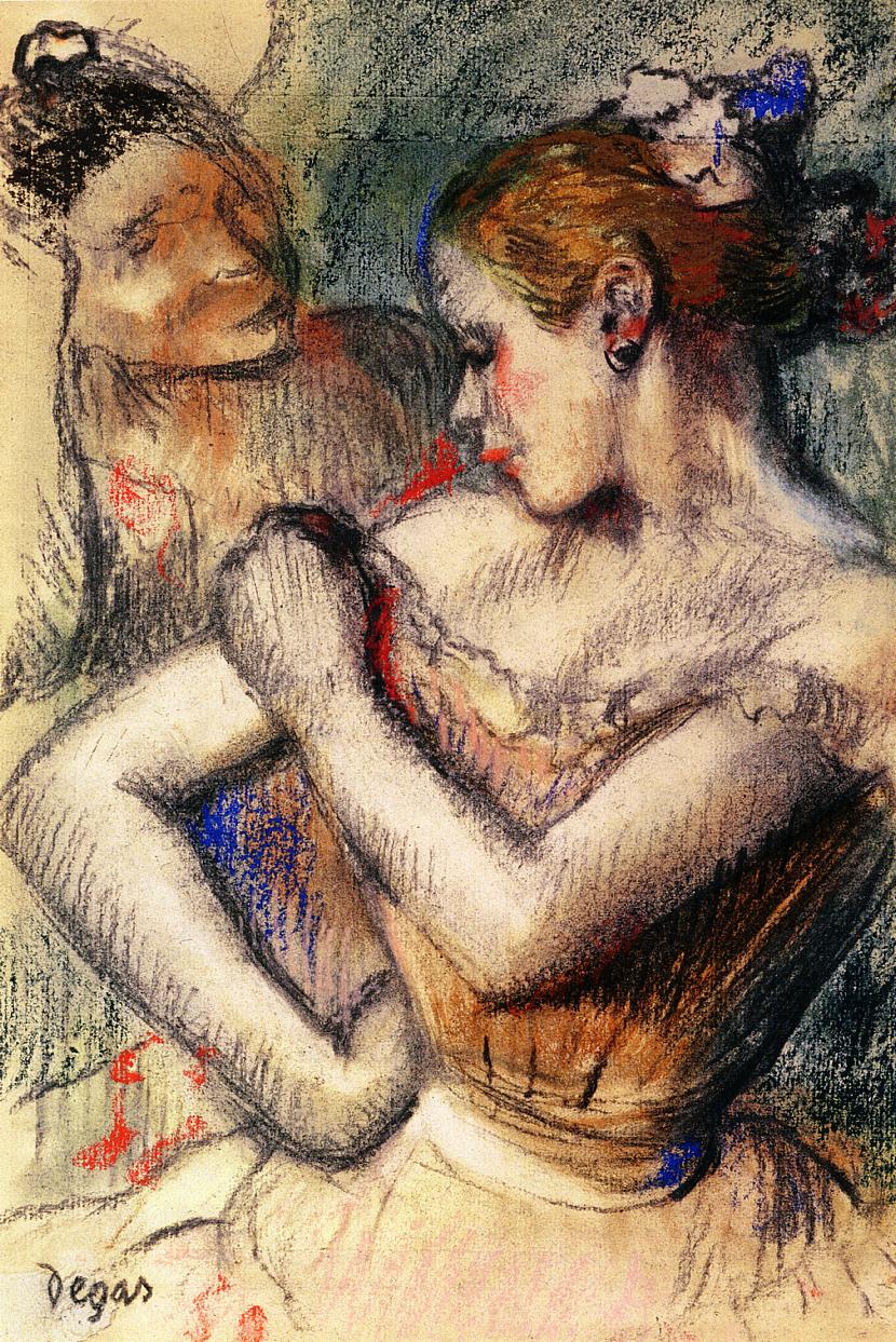 Dancer (1896) - Edgar Degas Tablo
