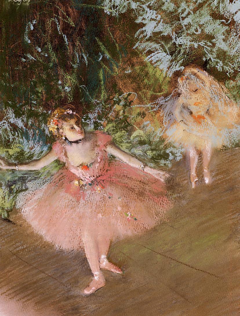 Dancer on Stage (1878) - Edgar Degas Tablo