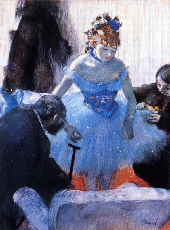 Dancer's Dressing Room (1878) - Edgar Degas Tablo