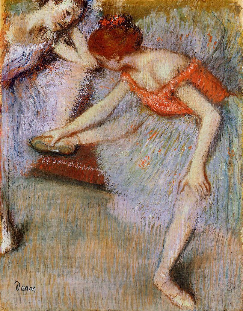 Dancers (1895) - Edgar Degas Tablo