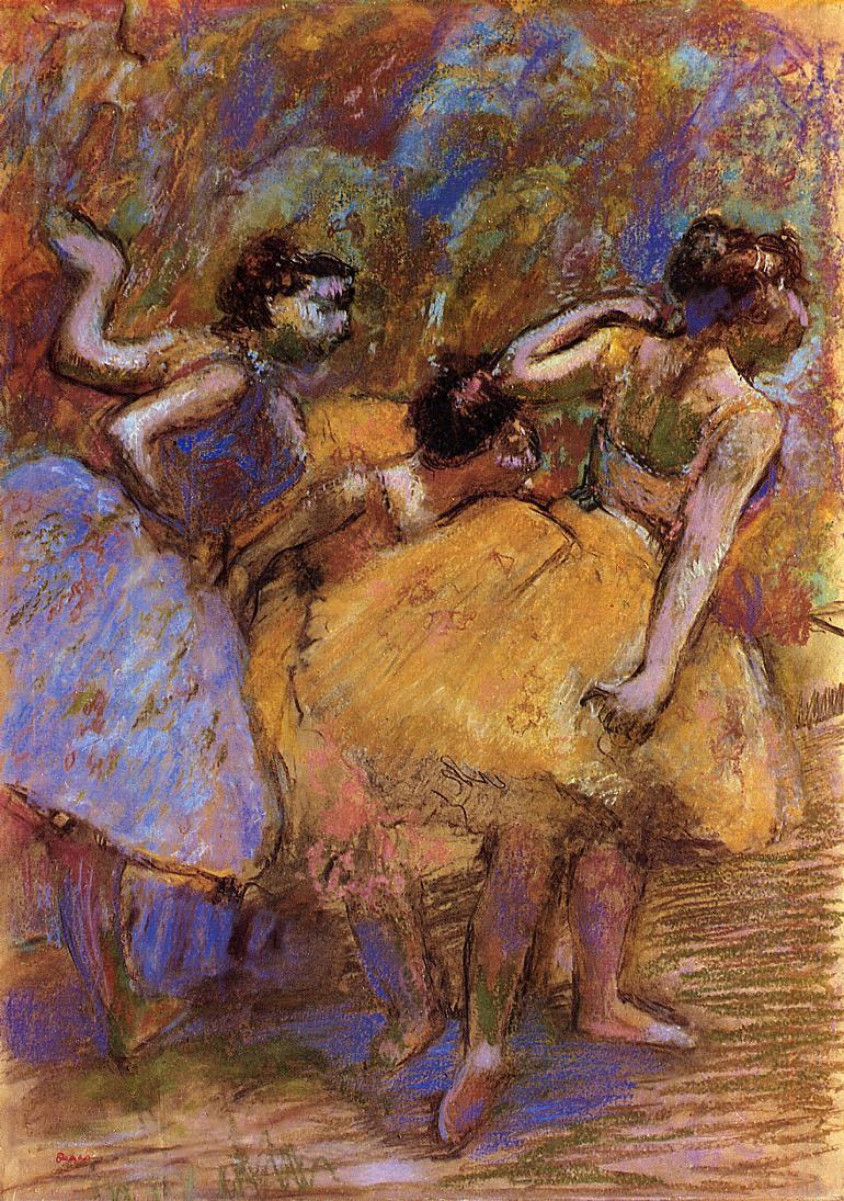 Dancers (1900) - Edgar Degas Tablo