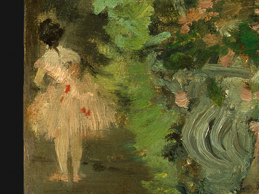 Dancers Backstage (detail) (1876) - Edgar Degas Tablo